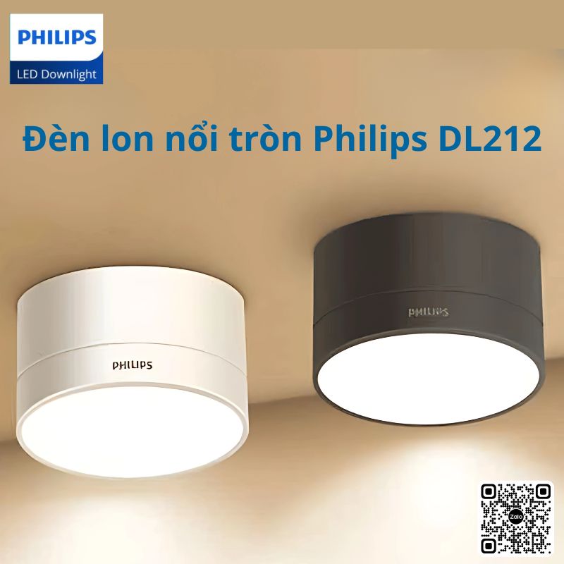 Đèn lon nổi tròn Philips DL212